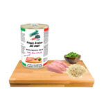 Hrana umeda Dog Sport PENTRU CÂINI Pui Junior Cu Pui, Orez Și Mazăre 400g