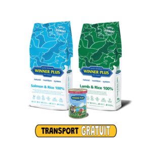 Winner Plus Somon și Miel 2 x 18kg Transport Gratuit + Cadou